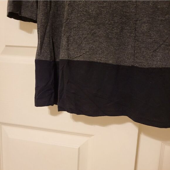 Cable & Gauge grey/black half sleeve tunic blouse - Picture 4 of 7